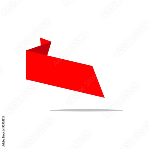 Ribbon Origami Vector Template Design Free Download Ribbon Origami Vector Template Design - GFXLoad