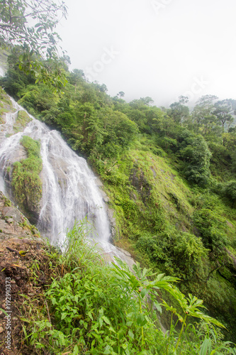 Pitugro Waterfall(Petro Lo Su) or Heart Waterfall,the highest waterfall in Thailand,located in Umphang Wildlife Sanctuary,Tak Province.