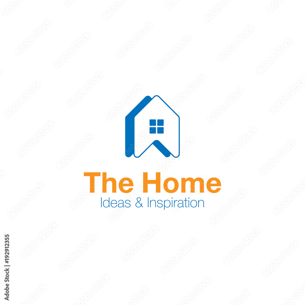 Vector logo home ideas and inspiration. Abstract concept icon for real estate Vector logo home ideas and inspiration. Abstract concept icon for real estate