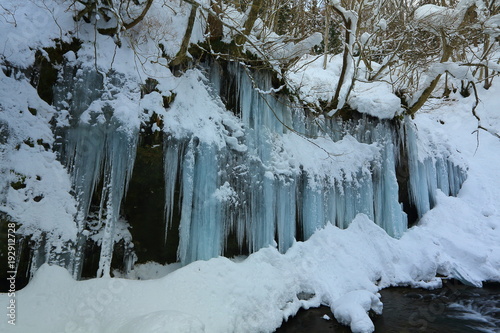 西和賀の氷柱