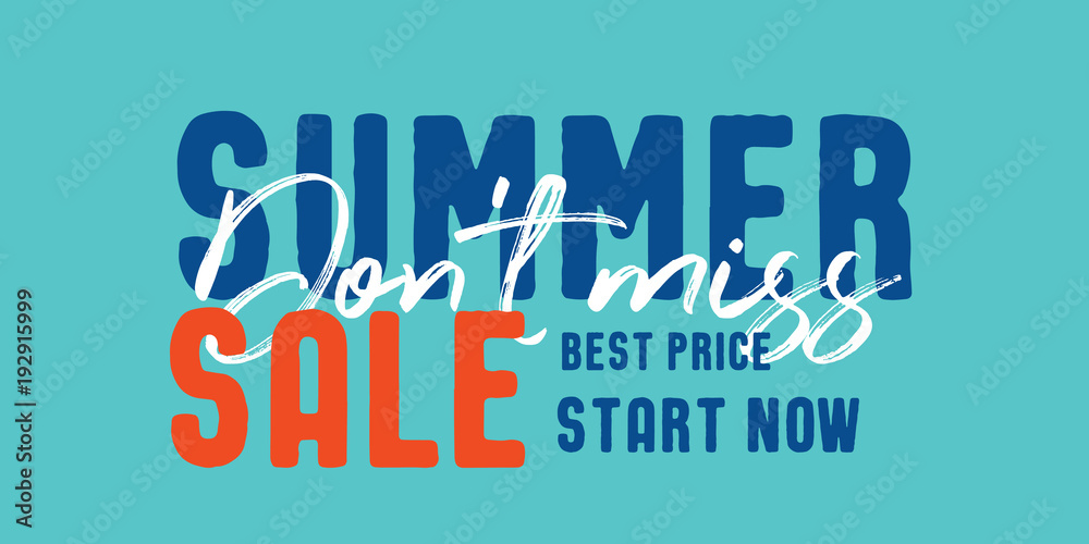 Summer Sale V8 Banner vector heading design fashion style  for banner or poster. Sale and Discounts Concept.