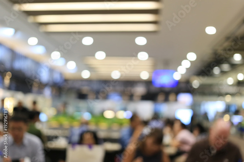 Abstract blur background of Restaurants cafe. © meepoohyaphoto
