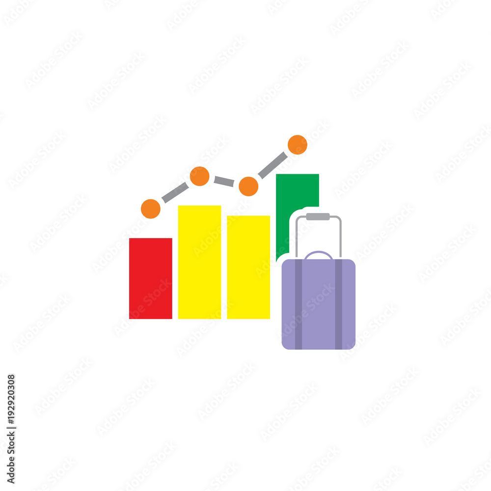 Travel Stat Logo Icon Design Travel Stat Logo Icon Design