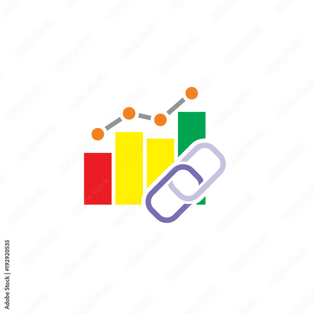 Link Stat Logo Icon Design Link Stat Logo Icon Design