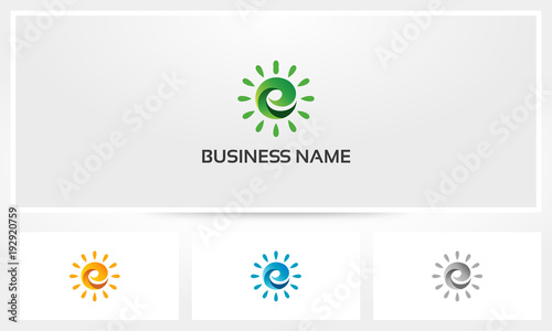 Eco Letter e Environment Logo