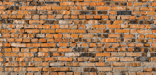 Old brick wall texture. Background texture of a brick wall. Old brick background