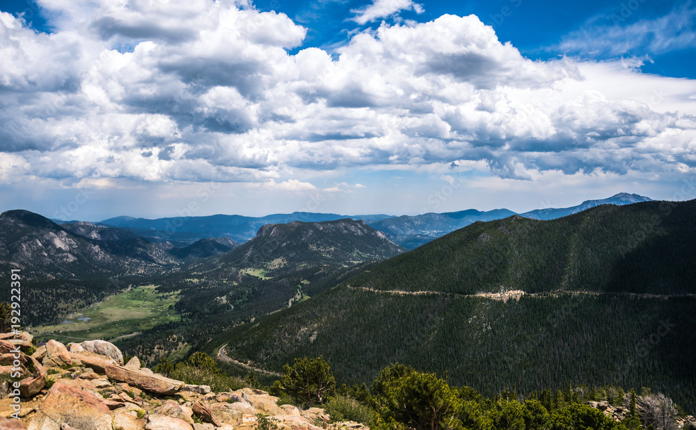 Highlands of Colorado, USA. Rocky Mountain National Park