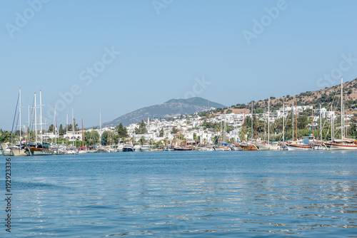 Marine with luxury yachts and sail yachts in Bodrum © epic_images