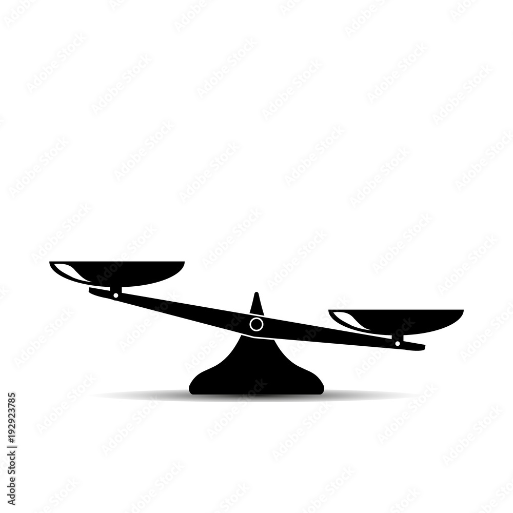 Scales icon. Scales icon.