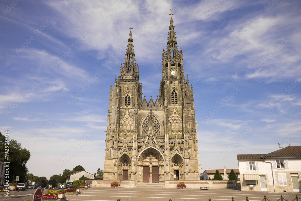 The Basilique Notre-Dame de l'Épine (Basilica of Our Lady of the Thorn), a Roman Catholic basilica in the small village of L'Épine, Marne, France, built in Flamboyant Gothic style