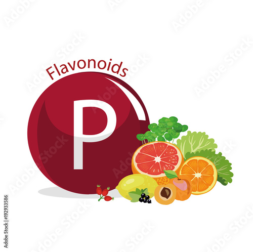 Vitamin P (flavonoids).