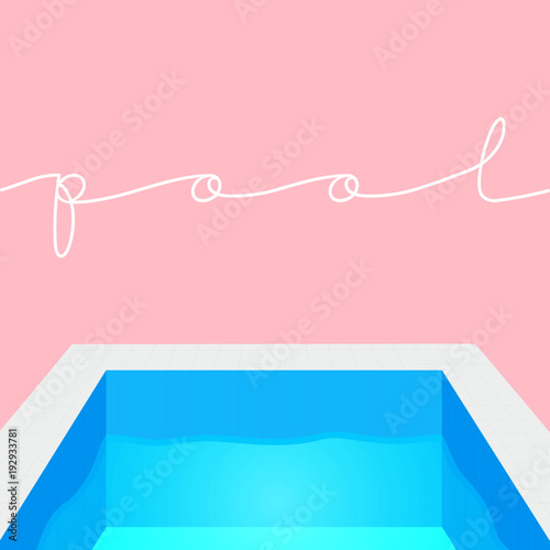 pool vector illustration