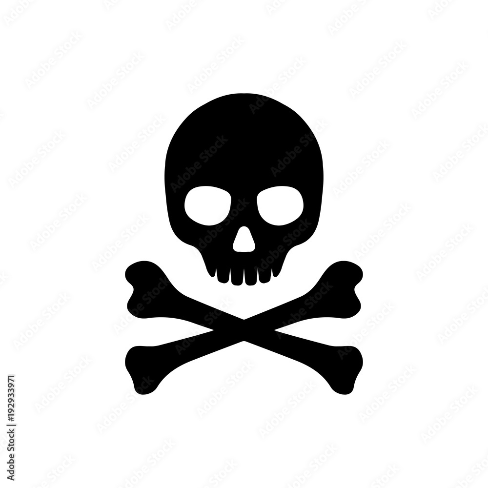 skull and bones icon skull and bones icon