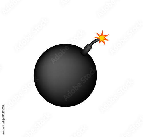 simple bomb illustration