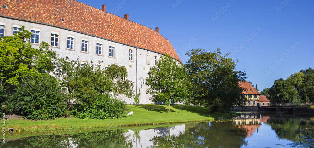 Panorama of the historical castle in Steinfurt