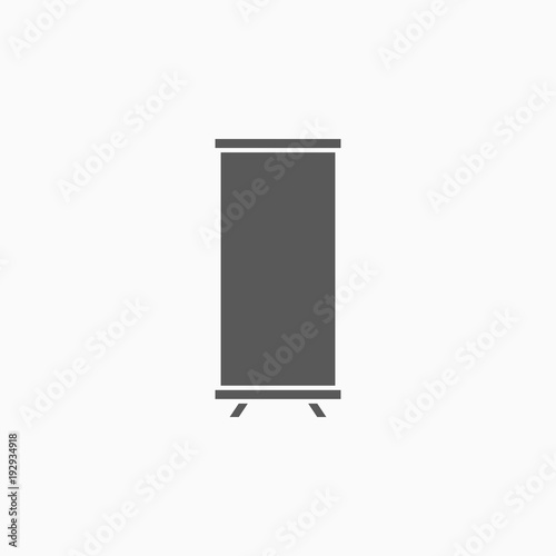 roll up banners icon