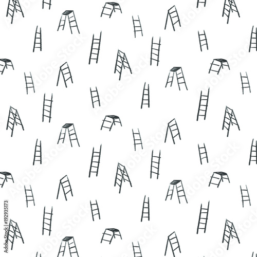 Ladder pattern vector illustration in hand drawn style. Abstract sketch doodle wallpaper. Pattern for textile, fabric,wrapping paper.