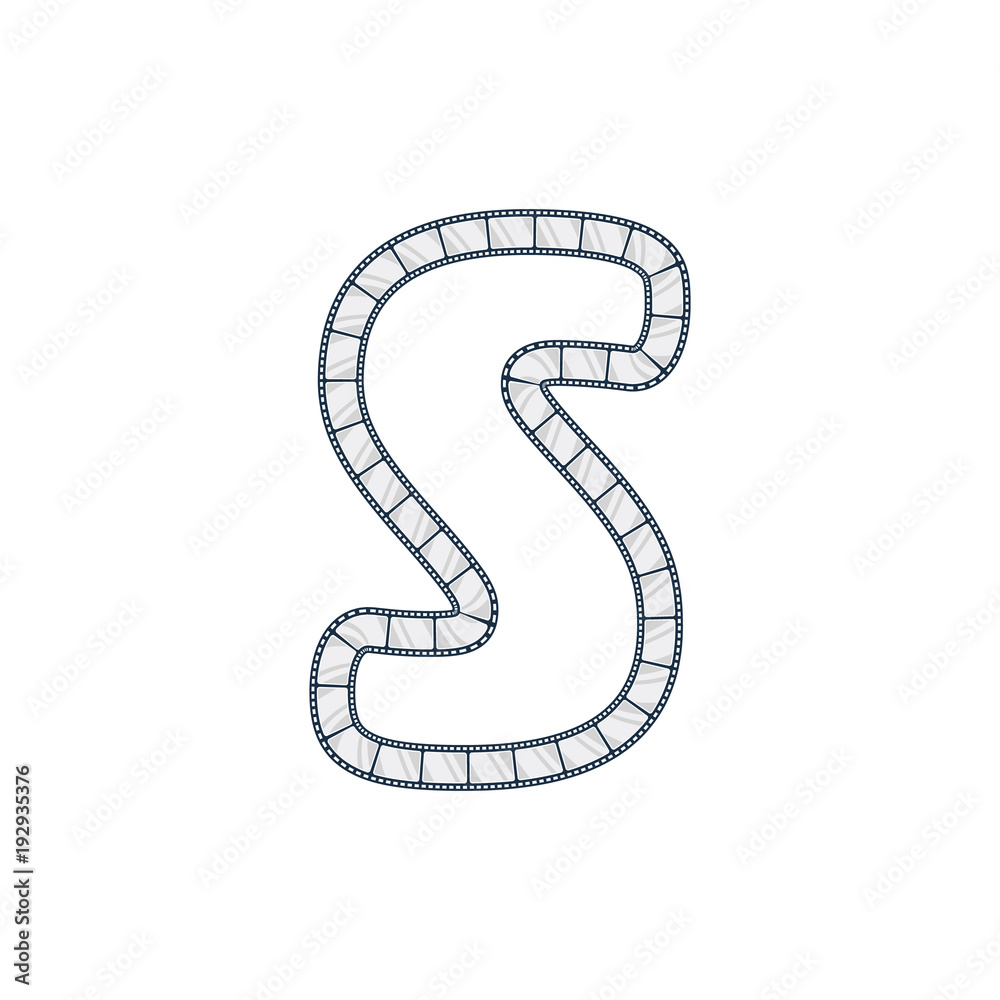 S Film Strip Letter Logo Icon Design S Film Strip Letter Logo Icon Design