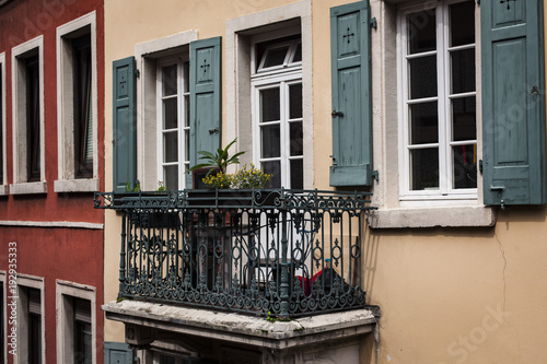 ein Balkon