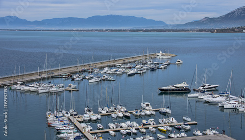 Overview of the marina of Agropoli village © gigadesign