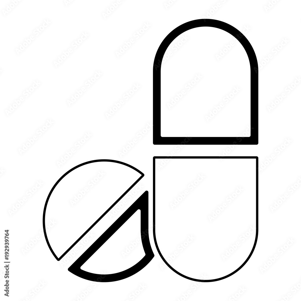 Obraz premium Fitness Icon - Tabletten