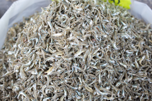 Blue eye anchovies at Pangkor Island market
