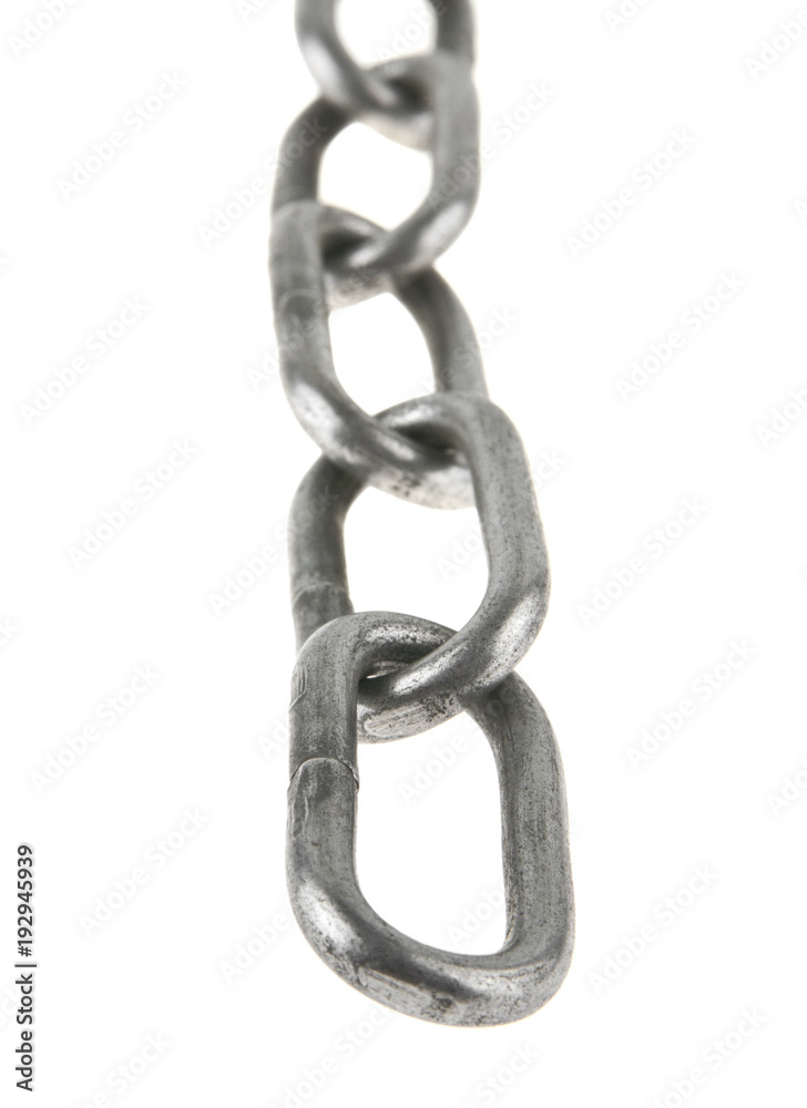 metal chain isolated on white background metal chain isolated on white background
