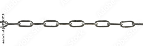 metal chain isolated on white background