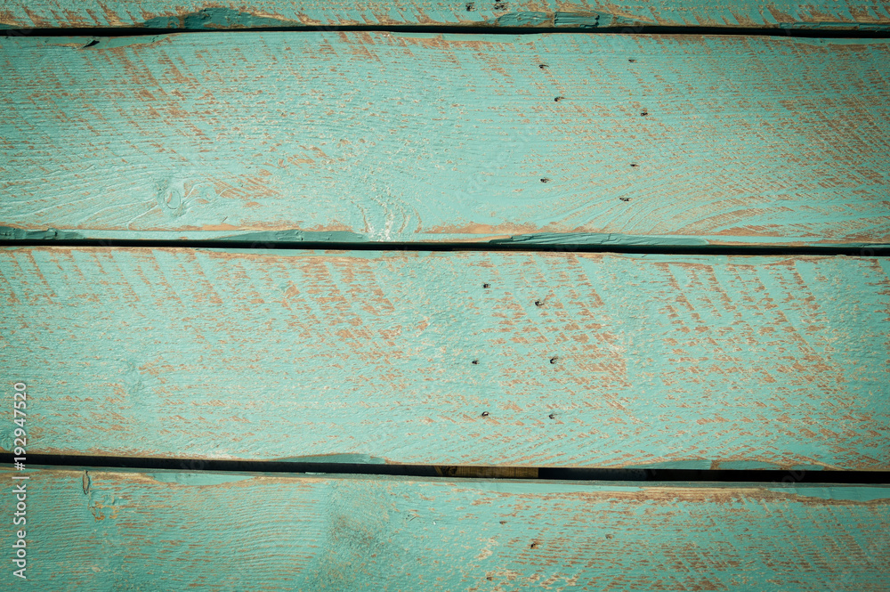 Fototapeta premium Real wood natural old patterns blue textured background