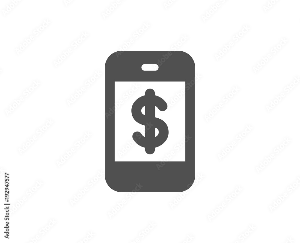 Mobile Shopping simple icon. Smartphone Online buying sign. Dollar symbol. Quality design elements. Classic style. Vector Mobile Shopping simple icon. Smartphone Online buying sign. Dollar symbol. Quality design elements. Classic style. Vector