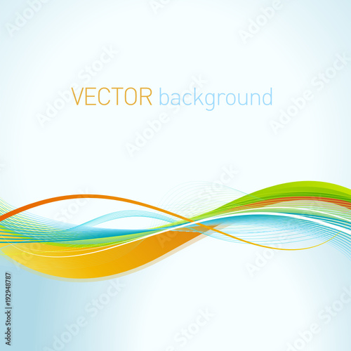 Vecteur Background wave effect 01