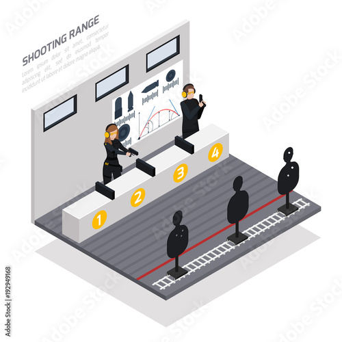 Special Agents Shooting Range Composition