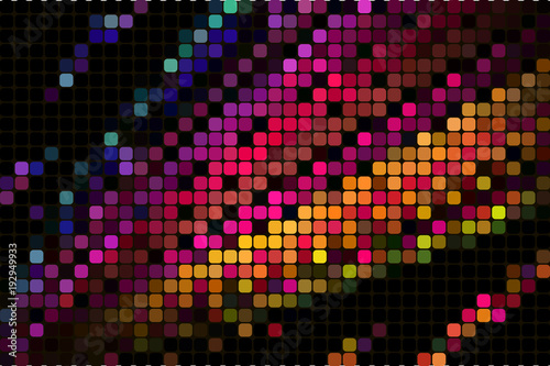 abstract square pixel mosaic background. abstract geometric mosaic background of squares.