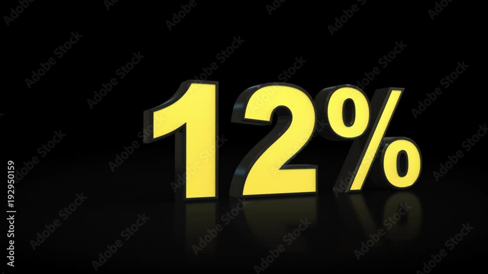 Counting from zero 0 to thirteen 13 % percent Counting from zero 0 to thirteen 13 % percent