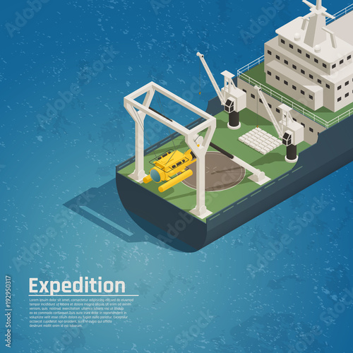 Diving Equipment On-Board Isometric