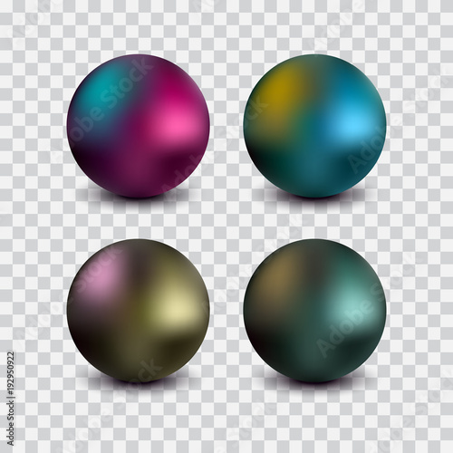 Realistic vector ball illustration