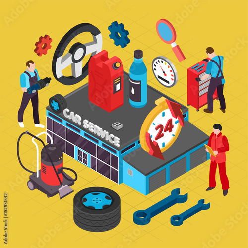 Car Service Illustration 