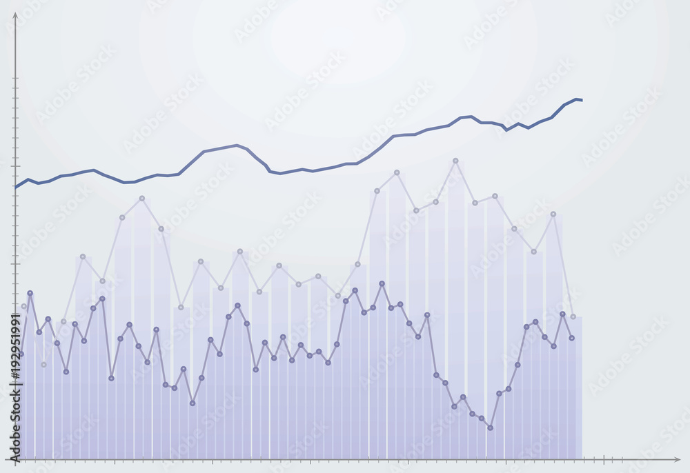 Abstract business graph. vector illustration Abstract business graph. vector illustration