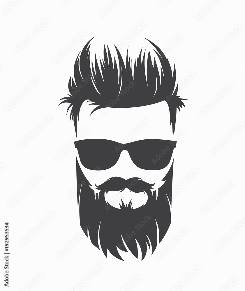 mens hairstyle with beard mustache mens hairstyle with beard mustache