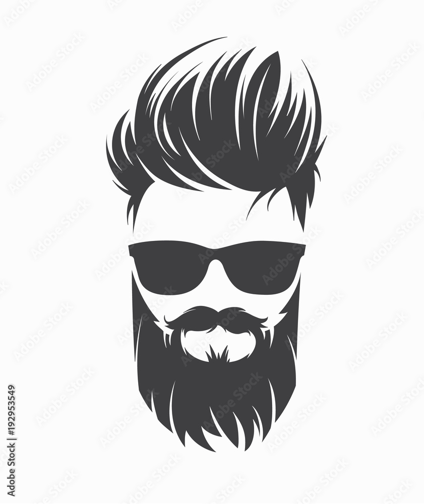 mens hairstyle with beard mustache mens hairstyle with beard mustache
