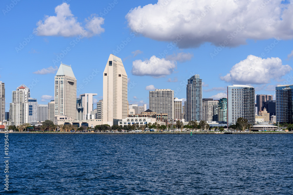 Fototapeta premium San Diego Skyline