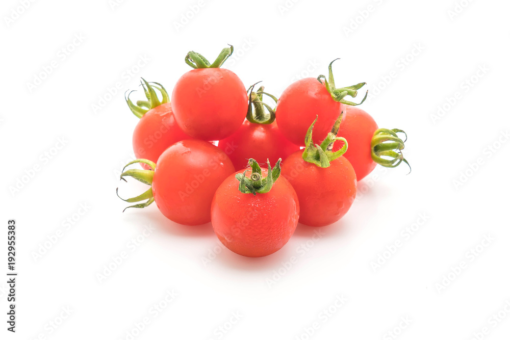 fresh tomatoes on white background fresh tomatoes on white background