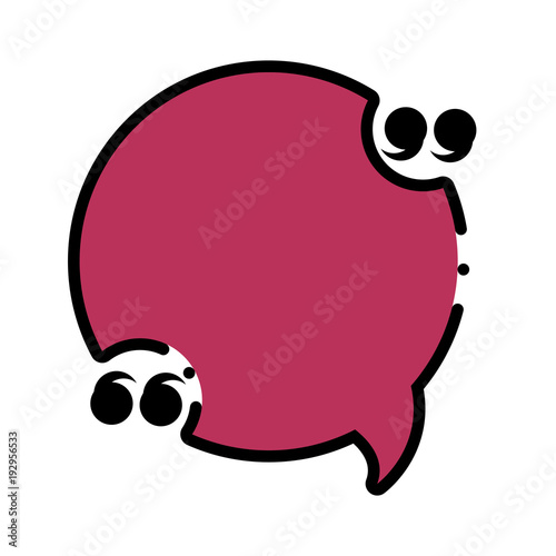 Speech bubble design