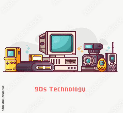 Retro Gaming Consoles Graphic by mdlne · Creative Fabrica