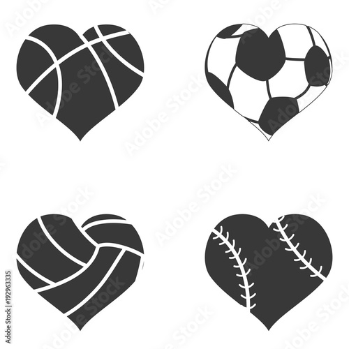 heart ball icon