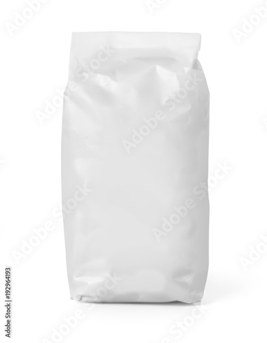 Blank paper bag package