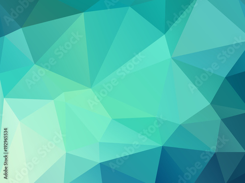 green color geometric mosaic background
