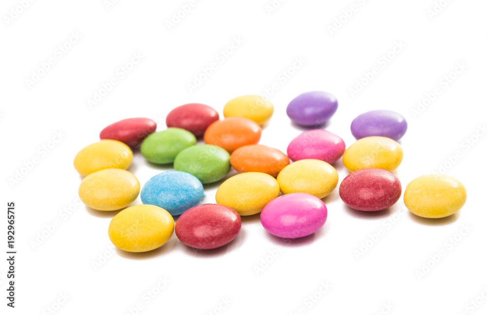 multicolored chocolate pills candy multicolored chocolate pills candy