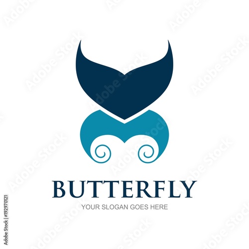 Butterfly logo template