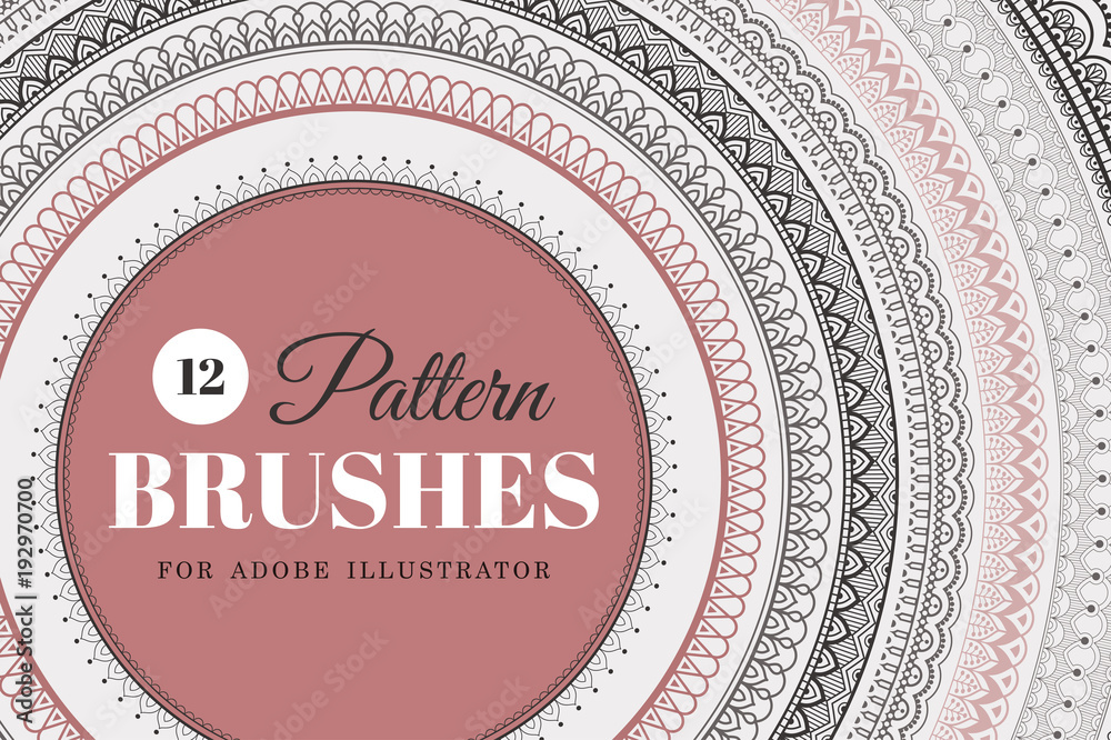 12 Pattern Brushes
